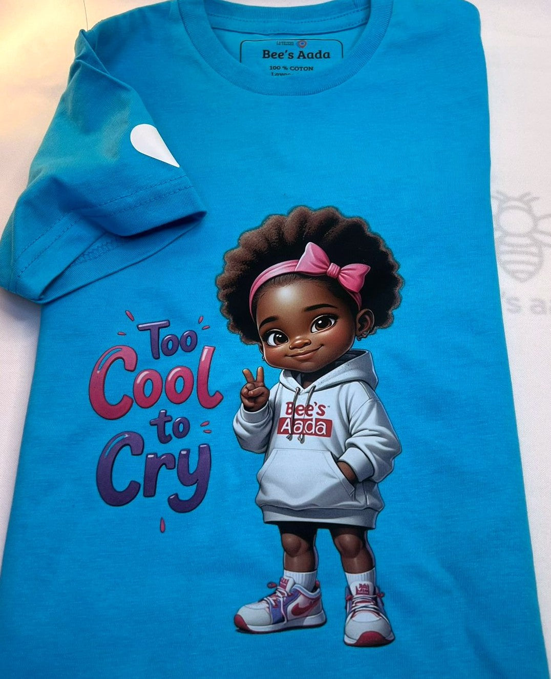 T-shirt "to cool to cry" à personnaliser