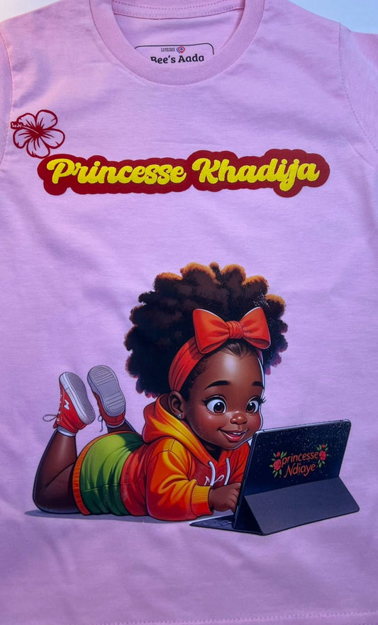 T-shirt Princesse à personnaliser